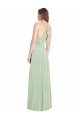 Ruffled Strap Cutout Wrap Maxi Chiffon Bridesmaid Dress Bristol