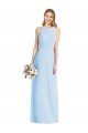 Sleeveless Halter Chiffon Maxi Bridesmaid Dress Bristol
