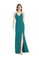 Criss Cross Back Mermaid Wrap Chiffon Bridesmaid Dress Bristol