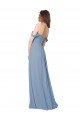 Empire Waist Off the Shoulder Chiffon Bridesmaid Dress with Sweetheart Bodice Bristol
