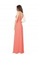 Empire Waist Spaghetti Straps Sweetheart Chiffon Bridesmaid Dress Bristol