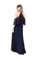 Halter Neck Cold Shoulder Flutter Sleeves Bridesmaid Dress Bristol