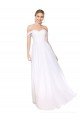 Off the Shoulder Long Full Length Chiffon Bridesmaid Dress / Formal Prom Dress Bristol
