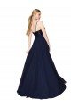 Sweetheart High Neck Sequin Top Long Chiffon Bridesmaid Dress / Prom Dress Bristol