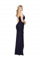 Draped Spaghetti Straps Long Chiffon Mermaid Bridesmaid Dress / Formal Prom Dress Bristol