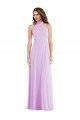 High Neck Halter Backless Maxi Bridesmaid Dress Bristol