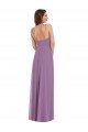 Wrap Bodice Maxi Bridesmaid Dress with Front Slit Bristol