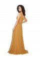 Boho Chiffon Bridesmaid Dress with Tied Straps Bristol