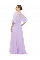 Chiffon Bridesmaid Dress with Ruched Waist Bristol