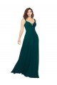 Tied Bodice Sweetheart V-Neck Chiffon Bridesmaid Dress Bristol