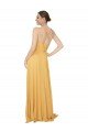 Ruched Chiffon Bridesmaid Dress with Tie Back Detail Bristol