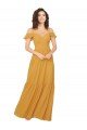 Ruched Keyhole Back Boho Chiffon Bridesmaid Dress Bristol