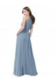 Halter High Neck Chiffon Dress with Sash Bristol