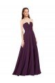 Strapless Chiffon Bridesmaid Dress with Notched Neckline Bristol