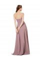 Strapless Chiffon Bridesmaid Dress with Notched Neckline Bristol