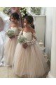 Ivory Ball Gown Sweetheart Chapel Train Long Sleeve Flower Girl Dress Bristol