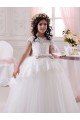 Ivory Ball Gown Sweetheart Floor Length Sleeveless Flower Girl Dress Bristol