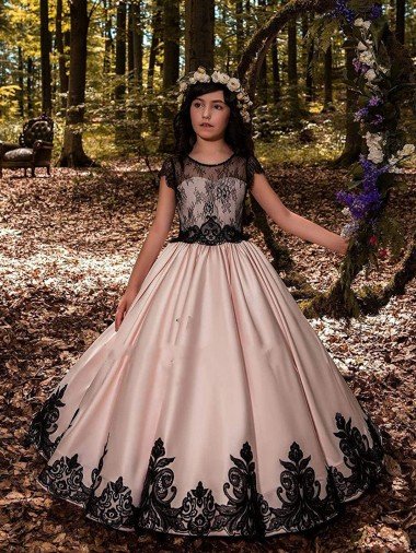 Ivory Ball Gown Sweetheart Neck Sleeveless Flower Girl Dress Bristol