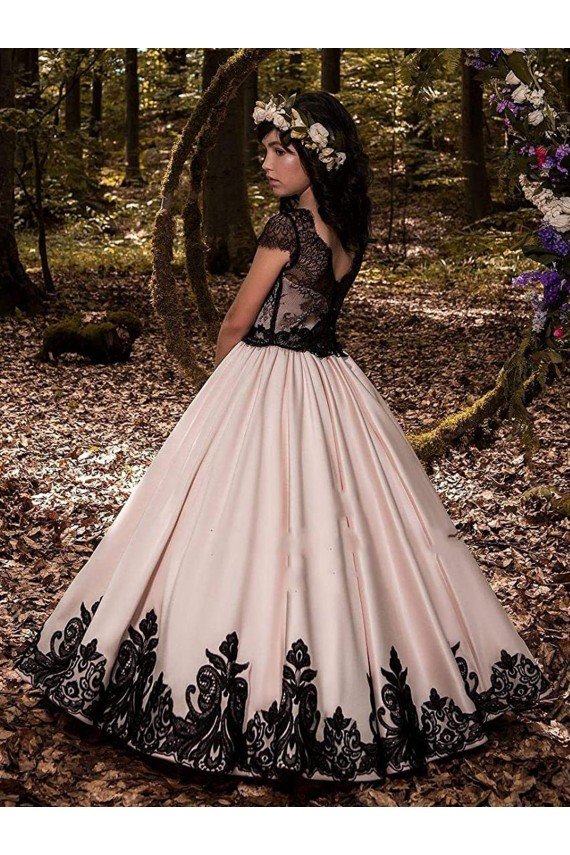 Ivory Ball Gown Sweetheart Neck Sleeveless Flower Girl Dress Bristol