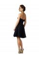 Classic Knee Length Lace Bridesmaid Dress / Cocktail Dress with Notched Neckline Bristol