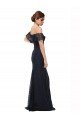 Off the Shoulder Long Lace Bridesmaid Dress / Prom Dress with Flutter Sleeves Bristol