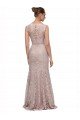 Long Sleeveless All Lace Bridesmaid Dress / Prom Dress with Scoop Neckline Bristol