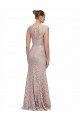 Sweetheart Neckline Cap Sleeves Lace Bridesmaid Dress / Prom Dress with Twist Bristol