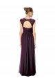 Long Chiffon Sweetheart Bridesmaid with Lace Straps and Keyhole Back Bristol