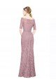 Short Sleeves Crop Top Mermaid Lace Bridesmaid Dress / Prom Dress Bristol