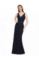 Lace Bridesmaid Dress with Satin Waistband and Open Back Bristol
