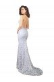 Mermaid Fitted High Neck Low Back Fishtail Wedding Dress Bristol