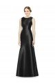 Full Length Mermaid Long Satin Bridesmaid Dress with Keyhole Back Bristol