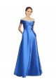 Sleeveless Off the Shoulder Ball Gown Formal Satin Bridesmaid Dress / Prom Dress Bristol