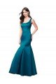 Long Sleek Satin Bridesmaid Dress / Prom Dress with U-Back Bristol