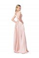 A-Line Off the Shoulder Sweetheart Formal Satin Bridesmaid Dress / Prom Dress Bristol