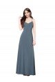 Classic Spandex Bridesmaid Dress / Prom Dress with Scoop Neckline Bristol