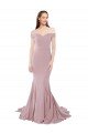 Off the Shoulder Mermaid Long Sweep Train Bridesmaid Dress / Prom Dress Bristol