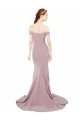 Off the Shoulder Mermaid Long Sweep Train Bridesmaid Dress / Prom Dress Bristol