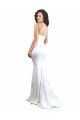 Sweetheart Strapless High Neck Long Formal Crepe Bridesmaid Dress / Prom Dress Bristol
