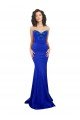 Sweetheart Flower Neckline High Neck Formal Crepe Bridesmaid Dress / Prom Dress Bristol