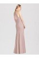 High Neck Cutout Halter Trumpet Bridesmaid Dress Bristol