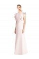 Ruffle Cap Sleeves Open Back Trumpet Bridesmaid Dress / Prom Dress Bristol