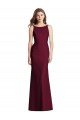 Open Cowl Back Bateau Neck Trumpet Bridesmaid Dress Bristol