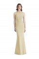 Criss Cross Twist Cutout Back Trumpet Bridesmaid Dress / Prom Dress Bristol