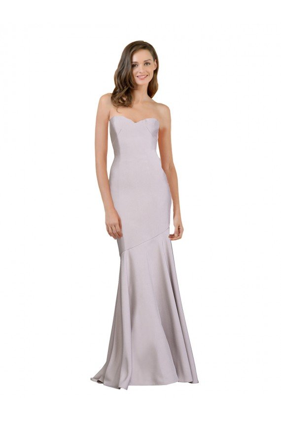 Crepe Mermaid Bridesmaid Dress / Prom Dress with Low Back Bristol