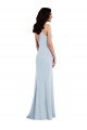 V Back Spaghetti Strap Maxi Bridesmaid Dress / Prom Dress with Pockets Bristol