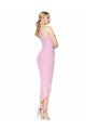 Halter Neck Short Knee Length Formal Crepe Mermaid Bridesmaid Dress / Cocktail Prom Dress Bristol