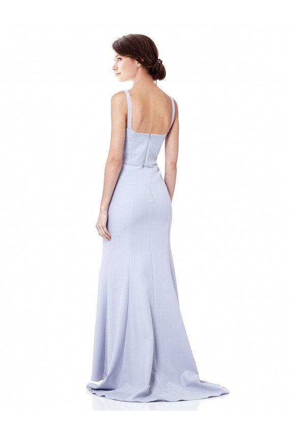 Sweetheart High Neck Sleeveless Formal Crepe Bridesmaid Dress / Prom Dress Bristol