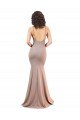 Fishtail Shape V-Neck Formal Crepe Bridesmaid Dress / Prom Dress with Slit Bristol