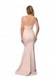Full Length Sweetheart Formal Crepe Bridesmaid Dress / Prom Dress with Tulle Overlay Bristol
